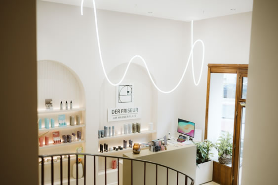 Bild des Eingangsbereich von innen